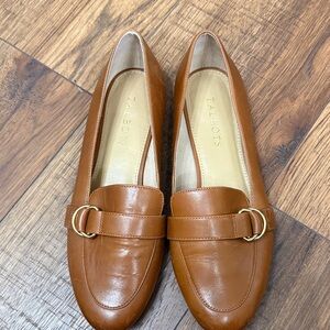 Talbots Women's Tan Leather Loafers